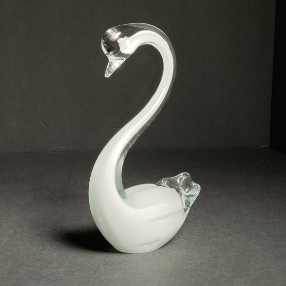 BLOWN GLASS SWAN⭐ - Picture 4 of 9